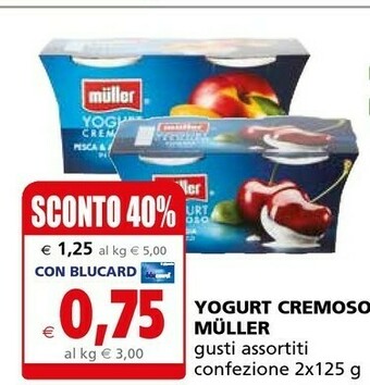 Il Gigante Muller Yogurt offerta