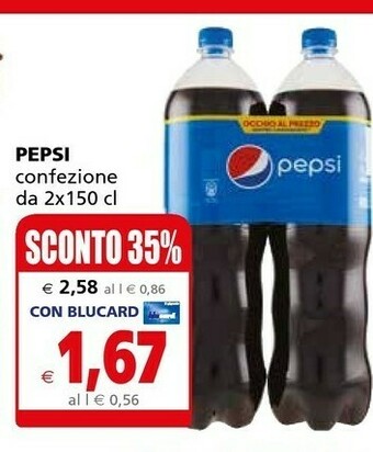 Il Gigante Pepsi Bevande analcoliche offerta