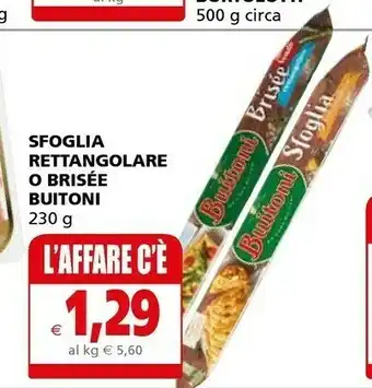 Il Gigante Buitoni Pasta sfoglia offerta