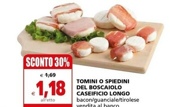 Il Gigante Tomini Formaggio offerta