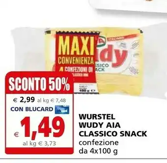 Il Gigante Aia Wurstel offerta