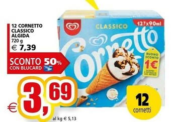 Il Gigante Algida Cornetto offerta