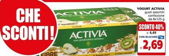Il Gigante Activia Activia offerta