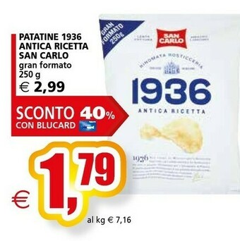 Il Gigante San Carlo Patatine fritte offerta