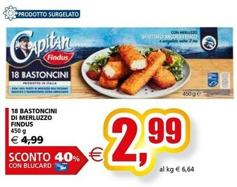 Il Gigante Findus Bastoncini offerta