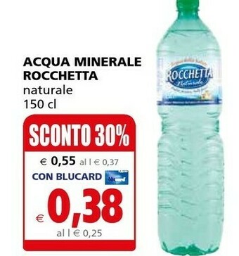Il Gigante Rocchetta Acqua offerta
