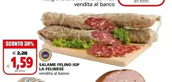 Il Gigante Felino Salame offerta