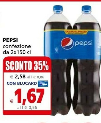 Il Gigante Pepsi Bevande analcoliche offerta