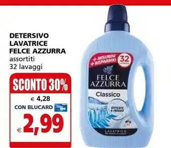 Il Gigante Felce Azzurra Detersivo lavatrice offerta