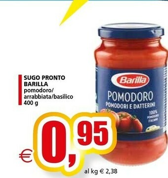 Il Gigante Barilla Sughi per pasta offerta