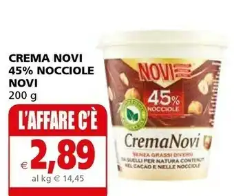 Il Gigante Novi Crema al cioccolato offerta