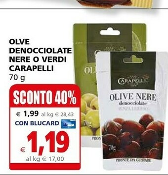Il Gigante Carapelli Olive offerta