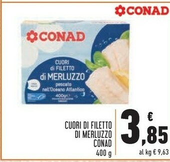 Conad Conad Cuori Di Filetto Di Merluzzo 400 G offerta
