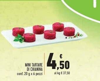 Conad Mini Tartare Di Chianina offerta