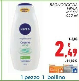 Conad Nivea Bagnodoccia offerta