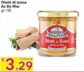 Despar Asdomar Filetti Di Tonno offerta
