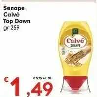 Despar Calvè Senape Top Down offerta
