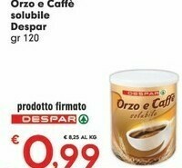 Despar Despar Orzo E Caffe Solubile offerta
