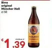 Despar Paulaner Birra Original offerta