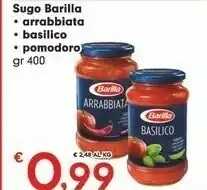 Despar Barilla Sugo Arrabbiata 400 G(ml) offerta