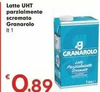Despar Granarolo Latte Parzialmente Scremato A Lunga Conservazione offerta