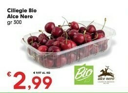 Despar Alce Nero Ciliegie Bio offerta