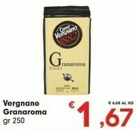 Despar Caffè vergnano Granaroma offerta