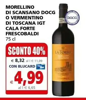 Il Gigante Scansano Vino bianco offerta