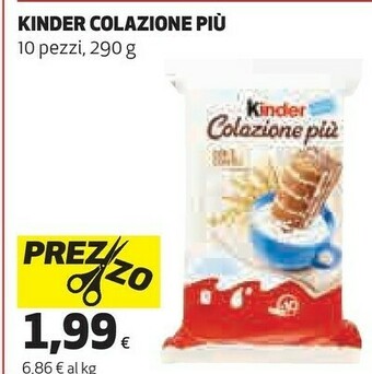 Coop Kinder  Colazione Più offerta