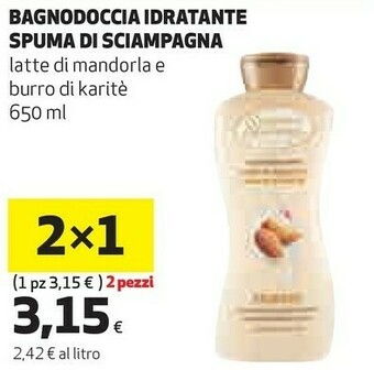 Coop Spuma di Sciampagna Bagnoschiuma offerta