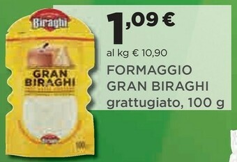 Coop Biraghi Formaggio Grattugiato offerta