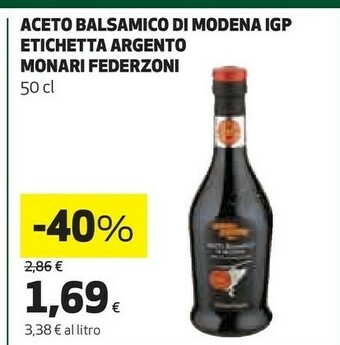 Coop Casa Modena Aceto balsamico offerta