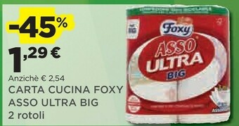 Coop Foxy Rotoli di carta offerta