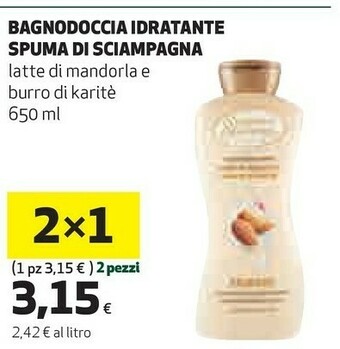 Coop Spuma di Sciampagna Bagnoschiuma offerta