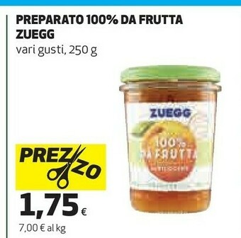 Coop Zuegg Marmellata offerta