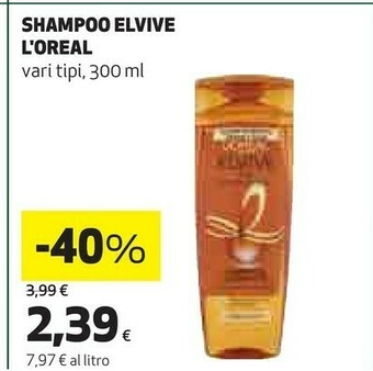 Coop L'Oreal Shampoo offerta