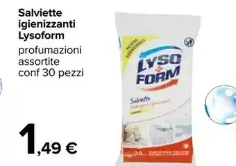 Carrefour Lysoform Igienizzanti Salviette offerta