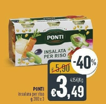 Deco Supermercati Ponti Insalata Per Riso 280 G(ml) offerta