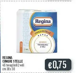 Deco Supermercati Regina Cinque Stelle Tovaglioli offerta