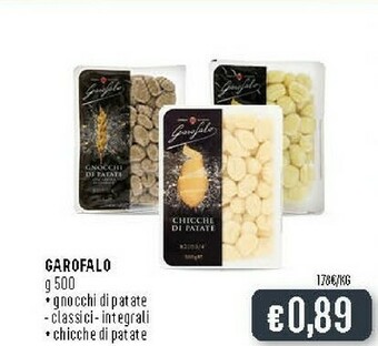 Deco Supermercati Garofalo Gnocchi Di Patate 500 G(ml) offerta
