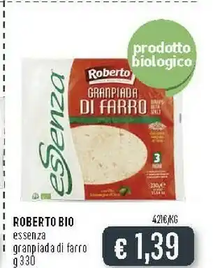 Deco Supermercati Roberto - Granpiada Di Farro Biologica Essenza 330 G(ml) offerta