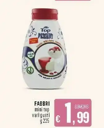 Deco Supermercati Fabbri Top Amarena 225 G(ml) offerta