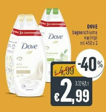 Deco Supermercati Dove Bagnoschiuma offerta