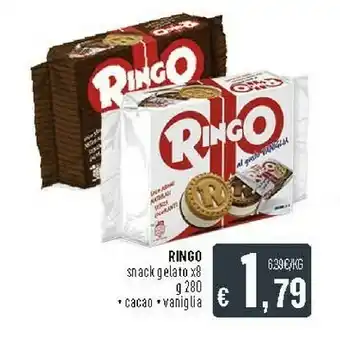 Deco Supermercati Pavesi Ringo Snack Gelato Cacao/ Vaniglia offerta