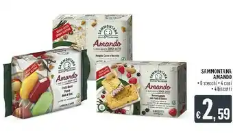 Deco Supermercati Sammontana Amando Il Buon Gelato Senza Latte 300 G(ml) offerta