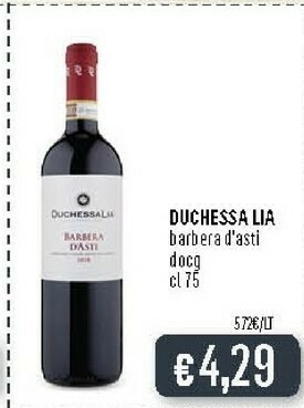 Duchessalia Barbera D'Asti 750 G(ml)