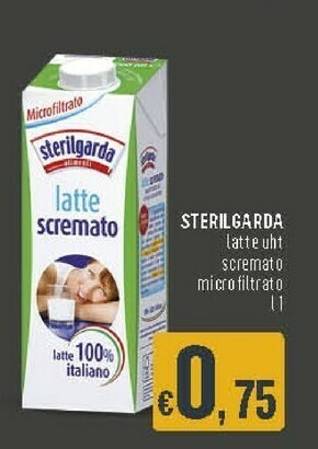 Deco Supermercati Sterilgarda Latte Microfiltrato Scremato UHT 1000 G(ml) offerta