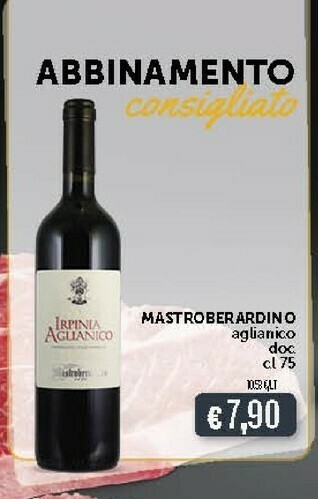 Deco Supermercati Mastroberardino Aglianico Campania 750 G(ml) offerta