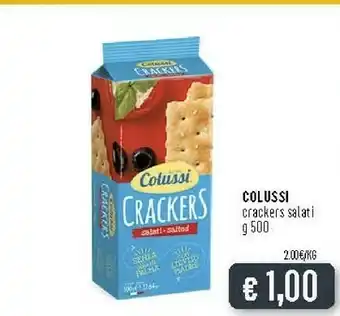 Deco Supermercati Colussi Crackers Salati 500 G(ml) offerta