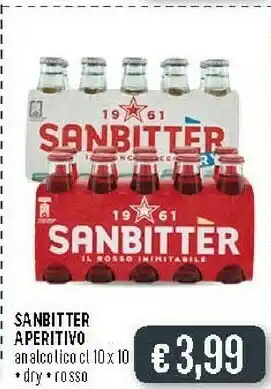 Deco Supermercati Sanbitter Aperitivo Analcolico Dry/ Rosso offerta